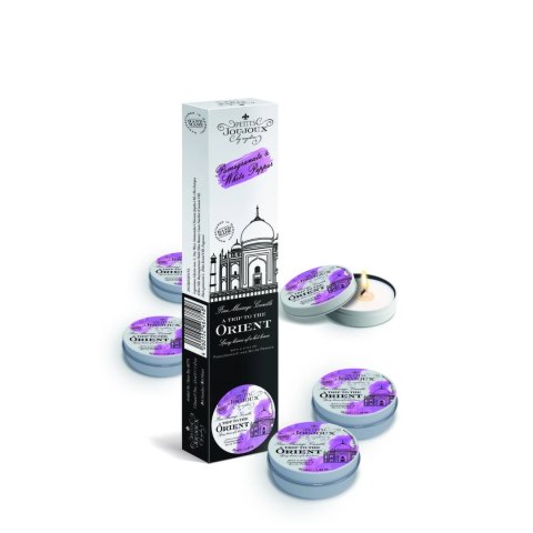 Petits Joujoux Zestaw 5 świec do masażu Orient 5x33g aromat granat-pieprz Petits Joujoux Zestaw 5 świec do masażu Orient 5x33g aromat granat-pieprz