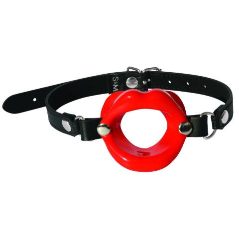 S&M Knebel Silikonowy Lips Red z Regulowanym Paskiem 64 cm S&M Knebel Silikonowy Lips Red z Regulowanym Paskiem 64 cm