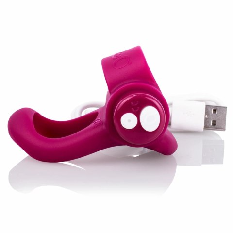 Screaming O You Turn Plus Merlot - Pierścień silikonowy z funkcją wibracji Screaming O You Turn Plus Merlot - Pierścień silikonowy z funkcją wibracji