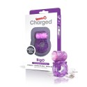 The Screaming O Charged Big O Purple - Pierścień wibrujący, 3 tryby