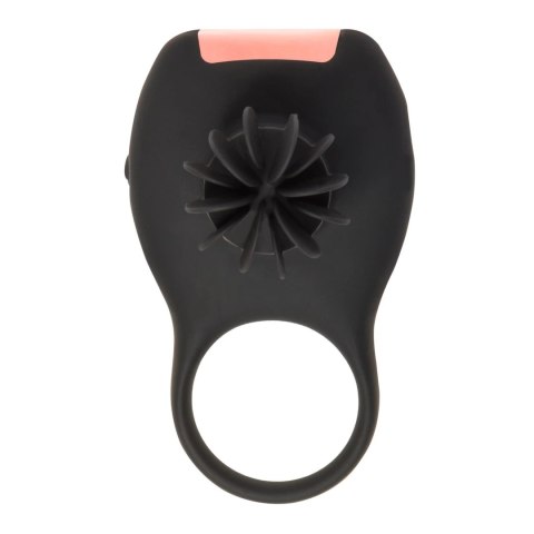 Tokyo Design Glamfit Black - Pierścień wibracyjny silikonowy czarny