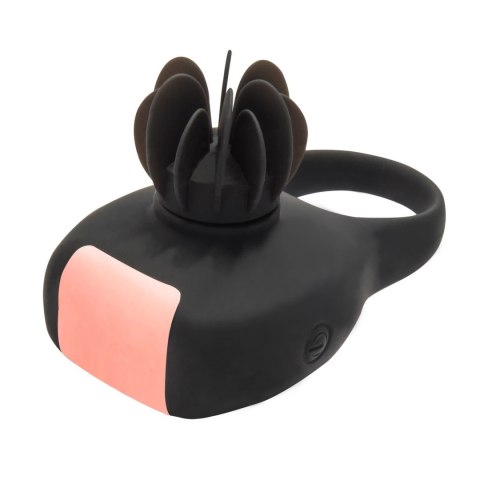Tokyo Design Glamfit Black - Pierścień wibracyjny silikonowy czarny Tokyo Design Glamfit Black - Pierścień wibracyjny silikonowy czarny