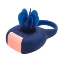 Tokyo Design Glamfit Rotating Pleasure Ring Blue silikonowy pierścień obrotowy
