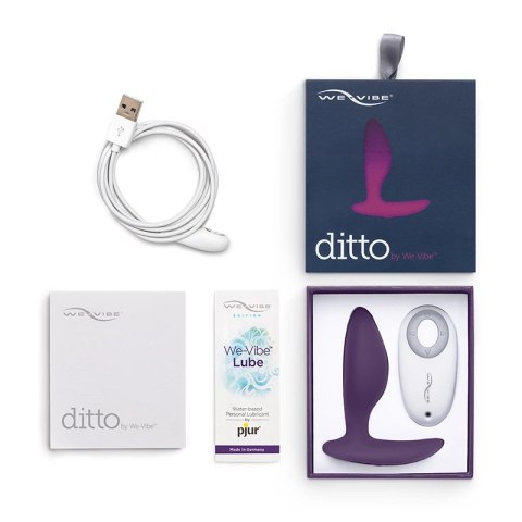 We-Vibe Ditto Purple - model zdalnie sterowany, silikonowy, średni rozmiar We-Vibe Ditto Purple - model zdalnie sterowany, silikonowy, średni rozmiar