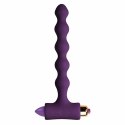 Rocks-Off Petite Sensations Pearls Purple - wibrujące koraliki silikonowe