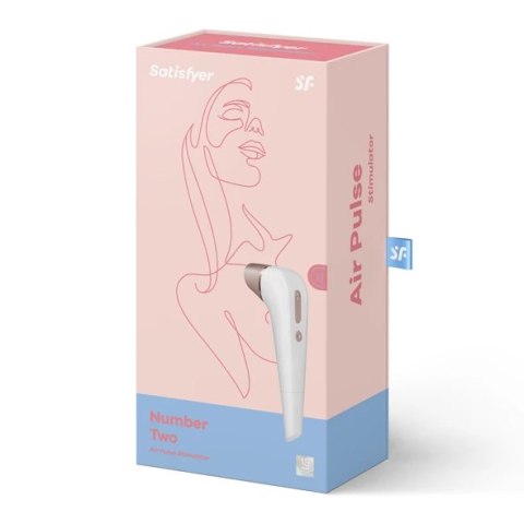 Satisfyer Number Two masażer powietrzny, 11 trybow, wodoodporny Satisfyer Number Two masażer powietrzny, 11 trybow, wodoodporny