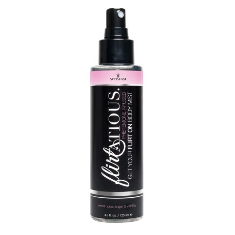 Sensuva Flirtatious Mgiełka do ciała Vanilla Sugar & Sweet Pea 125 ml Sensuva Flirtatious Mgiełka do ciała Vanilla Sugar & Sweet Pea 125 ml