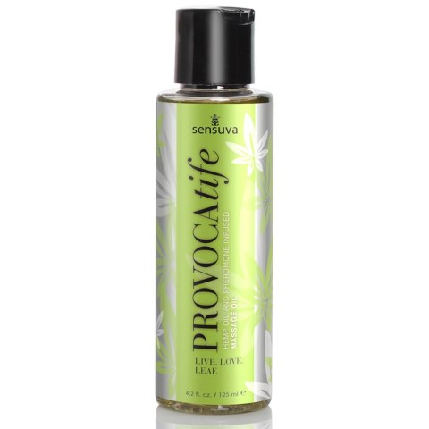 Sensuva Provocatife Olejek do masażu konopny 125 ml z witaminami Sensuva Provocatife Olejek do masażu konopny 125 ml z witaminami