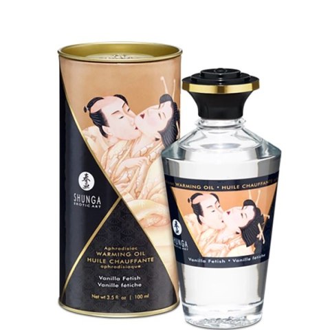 Shunga Aphrodisiac Oil Vanilla Fetish 100ml rozgrzewający olejek do masażu