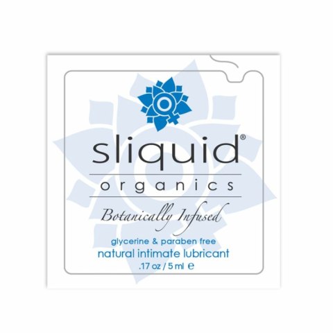 Sliquid Organics Natural Lubricant 5ml - Saszetka, Składniki Roślinne Sliquid Organics Natural Lubricant 5ml - Saszetka, Składniki Roślinne