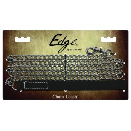 Sportsheets Edge Chain Leash smycz skorzana z metalowym łańcuchem 119cm