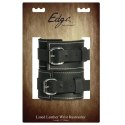 Sportsheets Edge Leather - skorzane opaski na nadgarstki z regulacją