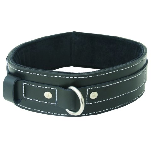 Sportsheets Edge Lined Leather Collar - skorzana obroża z miękką podbitką Sportsheets Edge Lined Leather Collar - skorzana obroża z miękką podbitką