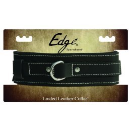 Sportsheets Edge Lined Leather Collar - skorzana obroża z miękką podbitką