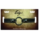 Sportsheets Edge O-Ring Gag skorzana opaska z wymiennym pierścieniem 3.8 cm