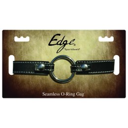 Sportsheets Edge O-Ring Gag skorzana opaska z wymiennym pierścieniem 3.8 cm