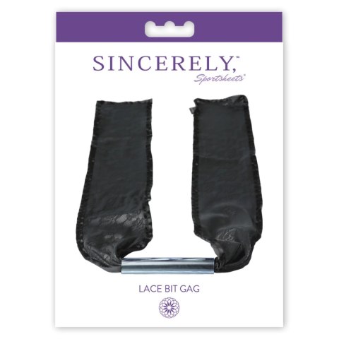 Sportsheets Sincerely Lace Bit Gag - Koronkowy pasujący model 134 cm Sportsheets Sincerely Lace Bit Gag - Koronkowy pasujący model 134 cm