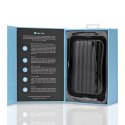 B-Vibe Trio Plug Black - model z 3 silnikami, pilot, silikon, średni