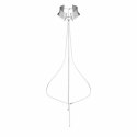 Bijoux Indiscrets Desir Metallique Collar Silver - stylowa obroża metaliczna srebrna