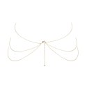 Bijoux Indiscrets Magnifique 8 Body Chain Gold - złoty łańcuszek na ciało