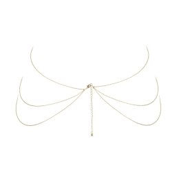 Bijoux Indiscrets Magnifique 8 Body Chain Gold - złoty łańcuszek na ciało
