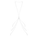 Bijoux Indiscrets Magnifique 8 Body Chain Silver - srebrny łańcuszek ozdobny