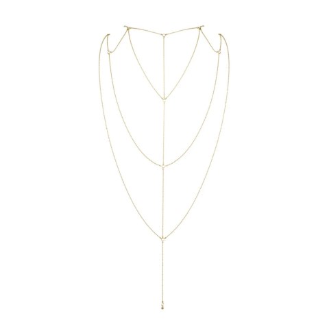 Bijoux Indiscrets Magnifique Back & Cleavage Chain Gold - ozdobny łańcuszek regulowany Bijoux Indiscrets Magnifique Back & Cleavage Chain Gold - ozdobny łańcuszek regulowany