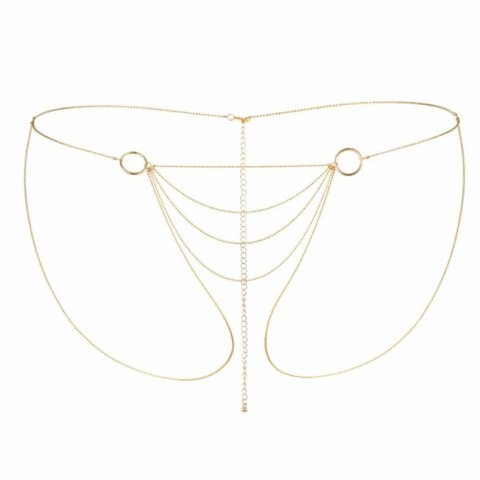 Bijoux Indiscrets Magnifique Bikini Chain Gold - złoty łańcuszek na biodra