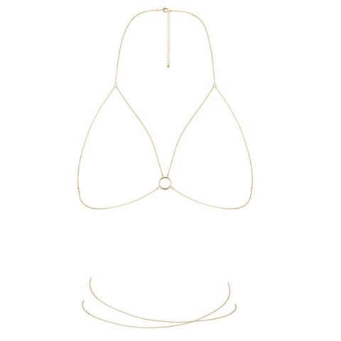 Bijoux Indiscrets Magnifique Bra Chain Gold - dekoracyjny łańcuszek na ciało Bijoux Indiscrets Magnifique Bra Chain Gold - dekoracyjny łańcuszek na ciało