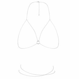 Bijoux Indiscrets Magnifique Bra Chain Silver - Łańcuszek dekoracyjny srebrny