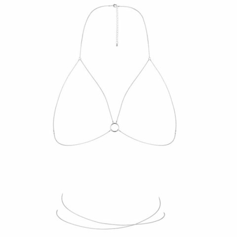 Bijoux Indiscrets Magnifique Bra Chain Silver - Łańcuszek dekoracyjny srebrny Bijoux Indiscrets Magnifique Bra Chain Silver - Łańcuszek dekoracyjny srebrny