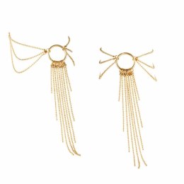 Bijoux Indiscrets Magnifique Feet Chain Gold - złoty łańcuszek na stopę, regulowany