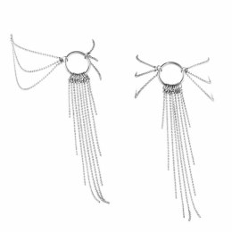 Bijoux Indiscrets Magnifique Feet Chain Silver - srebrny łańcuszek na stopę, regulowany