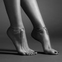 Bijoux Indiscrets Magnifique Feet Chain Silver - srebrny łańcuszek na stopę, regulowany