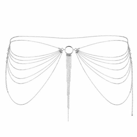 Bijoux Indiscrets Magnifique Srebrny Pas Biżuteryjny na Talię, Regulowany Bijoux Indiscrets Magnifique Srebrny Pas Biżuteryjny na Talię, Regulowany