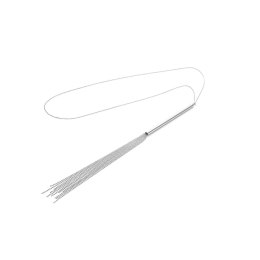 Bijoux Indiscrets Magnifique Whip Necklace Srebrny - Naszyjnik Multifunkcyjny
