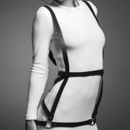 Bijoux Indiscrets Maze Arrow Dress Harness Black pasy regulowane czarne