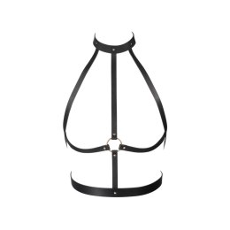 Bijoux Indiscrets Maze H Harness Black - uprząż z regulacją, czarna