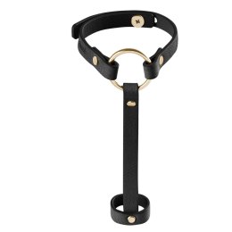 Bijoux Indiscrets Maze Simple Hand Piece Black - minimalistyczna ozdoba na dłoń