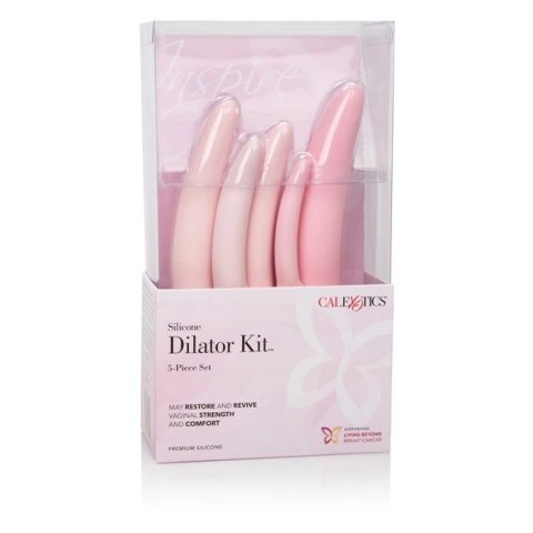CalExotics Inspire Silicone Dilator Zestaw 5 Rozmiarow Rożowy CalExotics Inspire Silicone Dilator Zestaw 5 Rozmiarow Rożowy