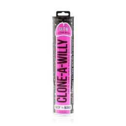 Clone-A-Willy Kit Pink Glow - Zestaw do Klonowania, Świecący, Wibrujący