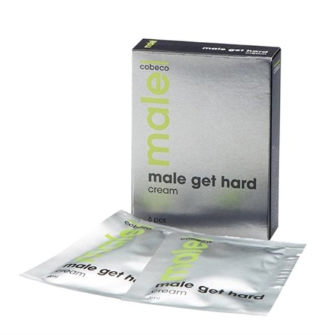 Cobeco Male Get Hard krem intymny w saszetkach 6x4 ml wygodne opakowanie