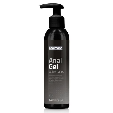 CoolMann Anal Gel 150 ml - wodny żel nawilżający bezzapachowy CoolMann Anal Gel 150 ml - wodny żel nawilżający bezzapachowy