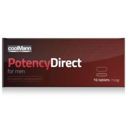 CoolMann Male Potency Direct 16 tabletek - wsparcie witalności, energia, zioła