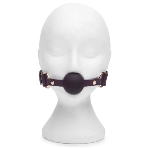 Fifty Shades of Grey Freed Cherished Leather Ball Gag regulowany fiolet Fifty Shades of Grey Freed Cherished Leather Ball Gag regulowany fiolet
