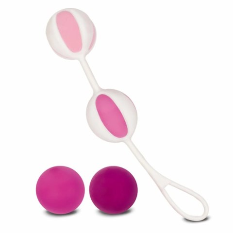 Gvibe Geisha Balls 2 Pink - System treningowy mięśni Kegla, 4 kulki