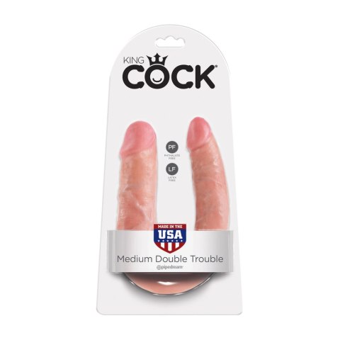 King Cock Double-Ended Model 13,9 cm - podwojny anatomiczny kształt King Cock Double-Ended Model 13,9 cm - podwojny anatomiczny kształt