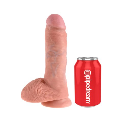 King Cock Model 8 Inch Flesh - anatomiczny model z przyssawką 20,3 cm King Cock Model 8 Inch Flesh - anatomiczny model z przyssawką 20,3 cm