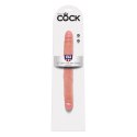 King Cock Slim Double 12" Flesh - podwojny model intymny realistyczny