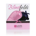 LoversPremium Blindfolds - Zestaw 2 Opasek na Oczy Rożowa i Niebieska
